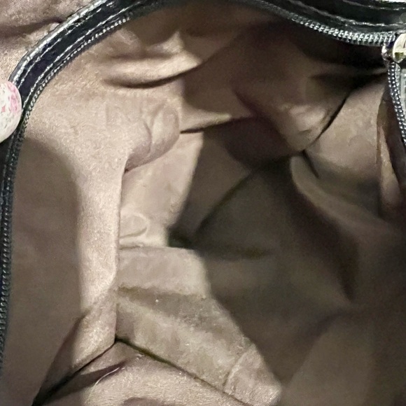 Cole Haan hobo shoulder bag in black leather. - Picture 10 of 14